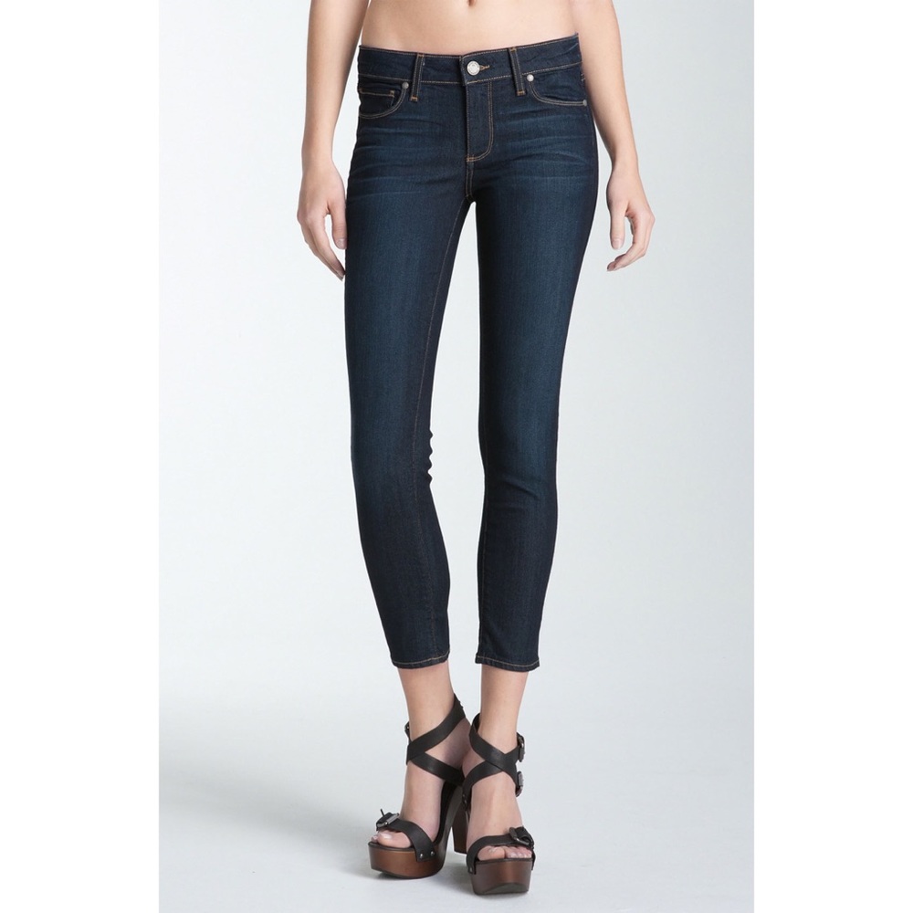 PAIGE Kylie Crop Mid-Rise Jeans